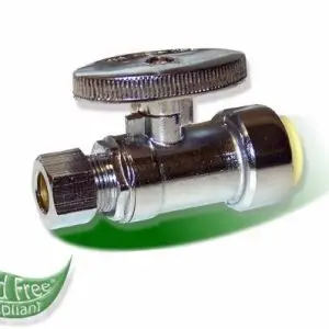 Left 1/2" TRN CHR STRT Supply Valve - Chrome