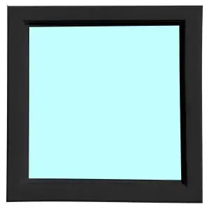 10" x 10" Diamond Replacement Window - Brown