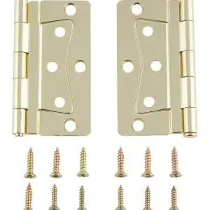 Butterfly Hinge for Interior Door-Brass
