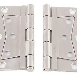 Butterfly Hinge for Interior Door-Brushed Nickel