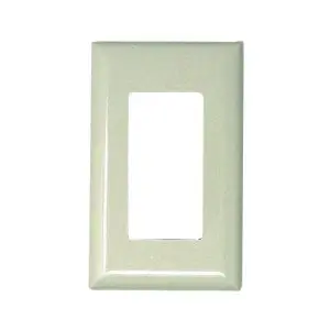 1 Gang Snap-In Decorator Switch Plate - Light Almond