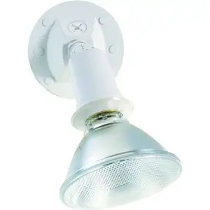 1 Light Floodlight Holder - White