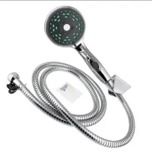 Shower Head Kit with 5 Functions - Chrome