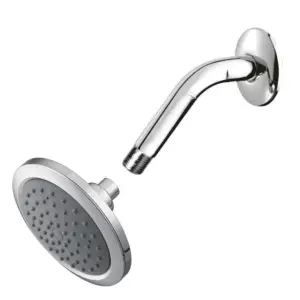 Rainfall Shower Head with Arm Flange - Chrome