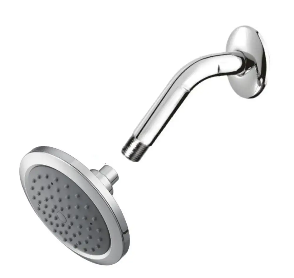 Rainfall Shower Head with Arm Flange - Chrome