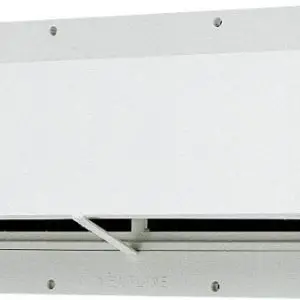 Exterior Wall Vent with Damper - Natural White