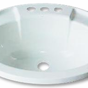 17 X 20 Lavatory Sink (Plastic) - Oval - Bone
