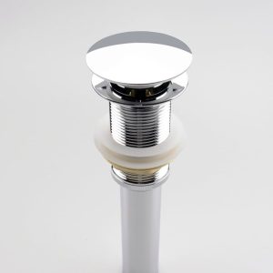Metal Lavatory Pop-Up Drain Without Overflow - Chrome