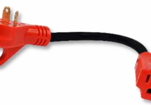 12" Dogbone Adapter - 30 AMP M TO 15 AMP F