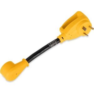 12" Dogbone Adapter - 30 AMP M TO 15 AMP F