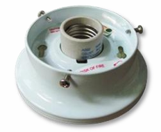3" Ceiling Base - White