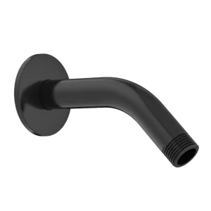 Metal Shower Arm & Flange - Matte Black