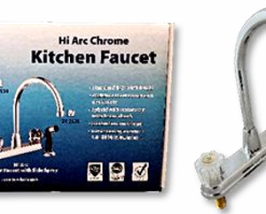 8" High Arc Kitchen Faucet