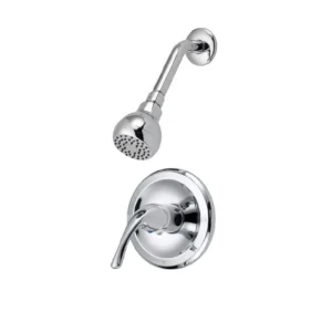 ANTI-SCALD SHOWER, METAL, PRESSURE BALANCE, CHROME