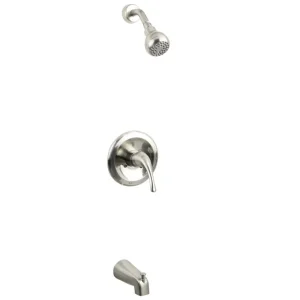 ANTI-SCALD TUB/SHOWER DIVERTER-METAL-BRUSHED NICKEL