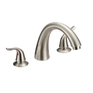 GARDEN TUB FILLER, METAL -BRUSHED NICKEL