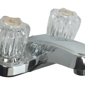 4" LAV FAUCET CHROME, PLASTIC