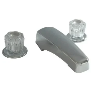 Non-Metallic Chrome Top Mounted Tub Filler, Plastic