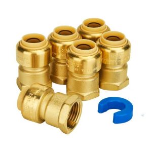 1/2" Female Straight-Brass