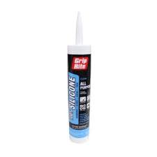 Grip Rite 100% Silicone Caulk - Clear