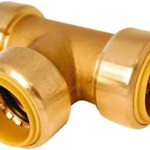 3/4"x1/2"x3/4" Tee-Brass